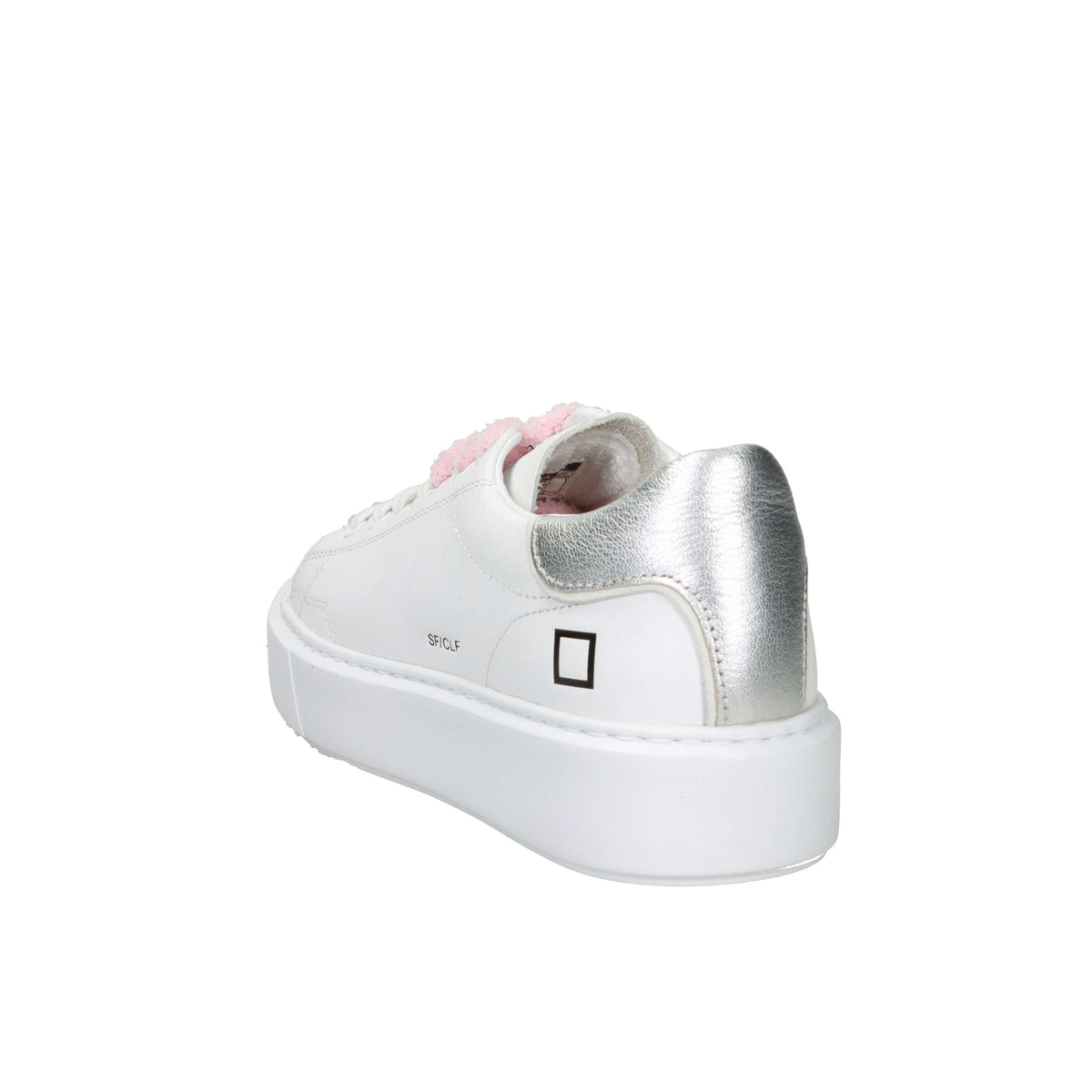 D.A.T.E. Donna Sneakers W441-SF-CA-WS Bianco/Argento