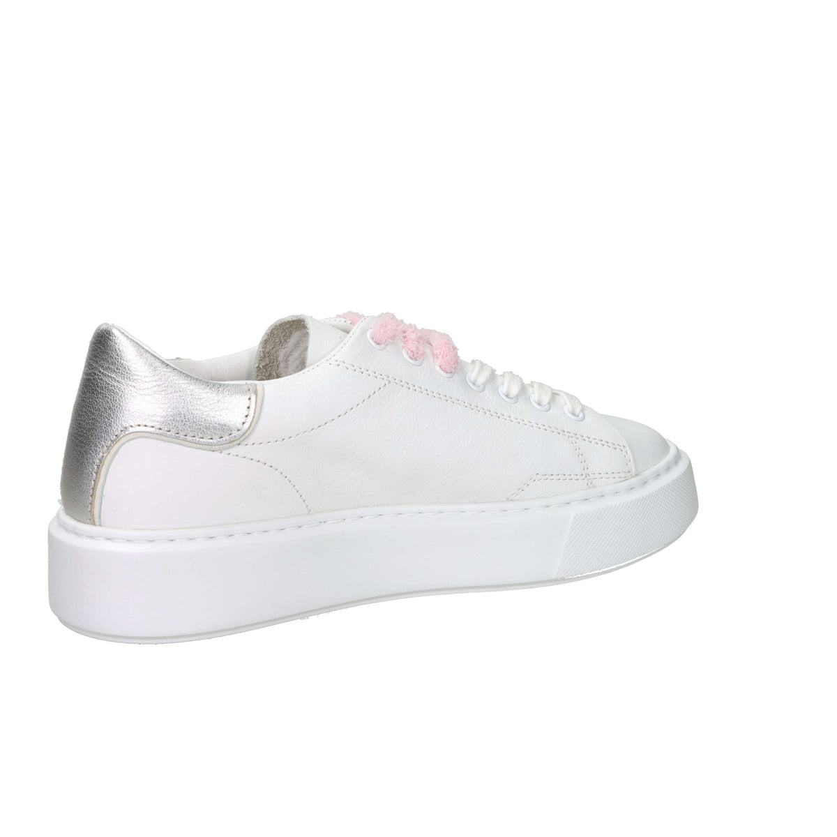 D.A.T.E. Donna Sneakers W441-SF-CA-WS Bianco/Argento