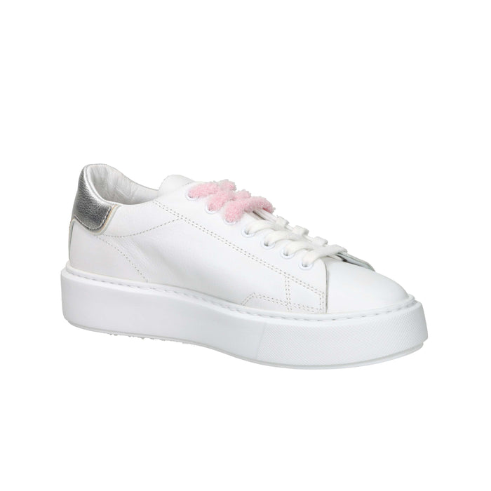 D.A.T.E. Donna Sneakers W441-SF-CA-WS Bianco/Argento