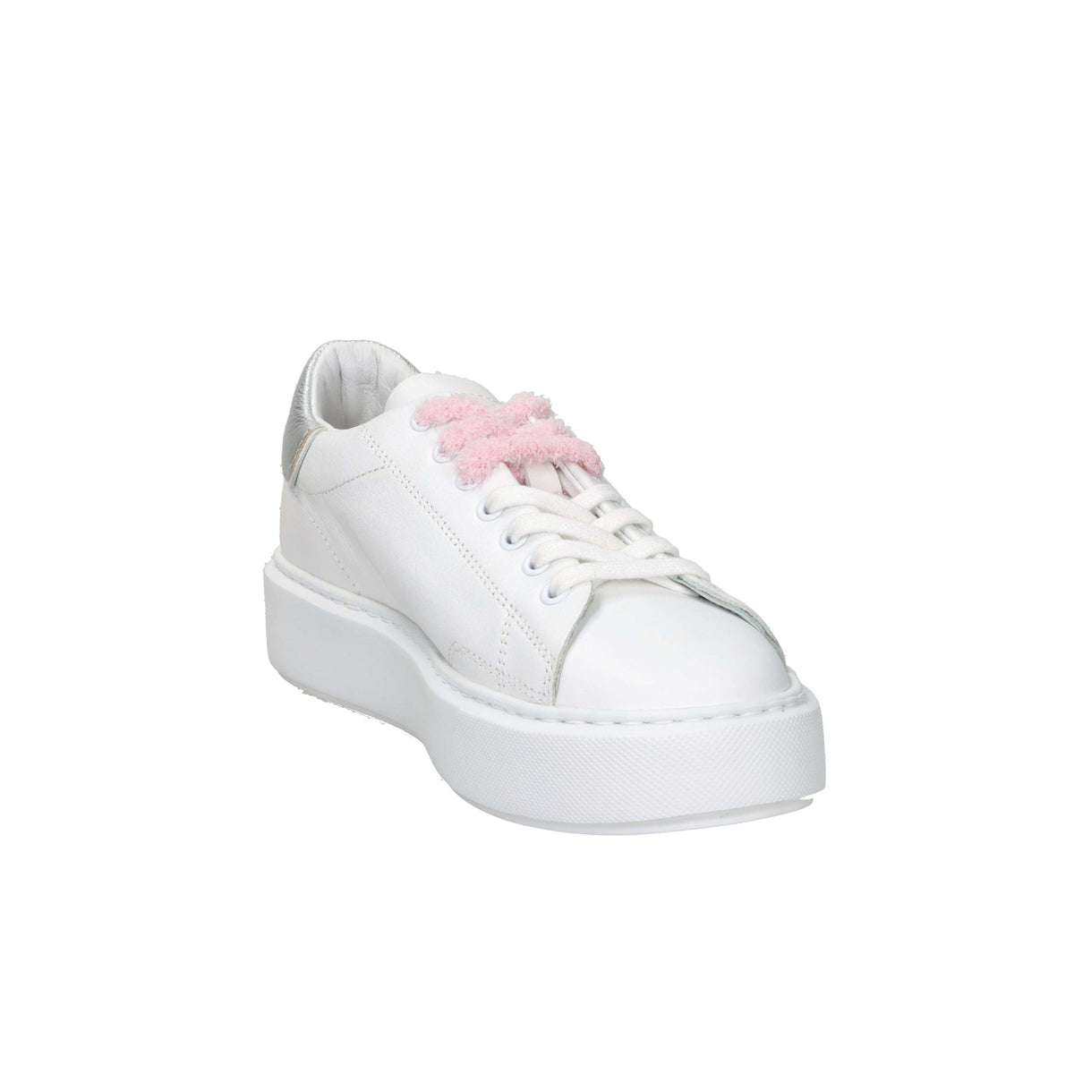 D.A.T.E. Donna Sneakers W441-SF-CA-WS Bianco/Argento