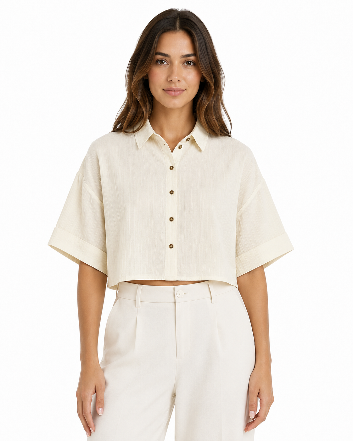Take Two Women's Shirt DK03005 White