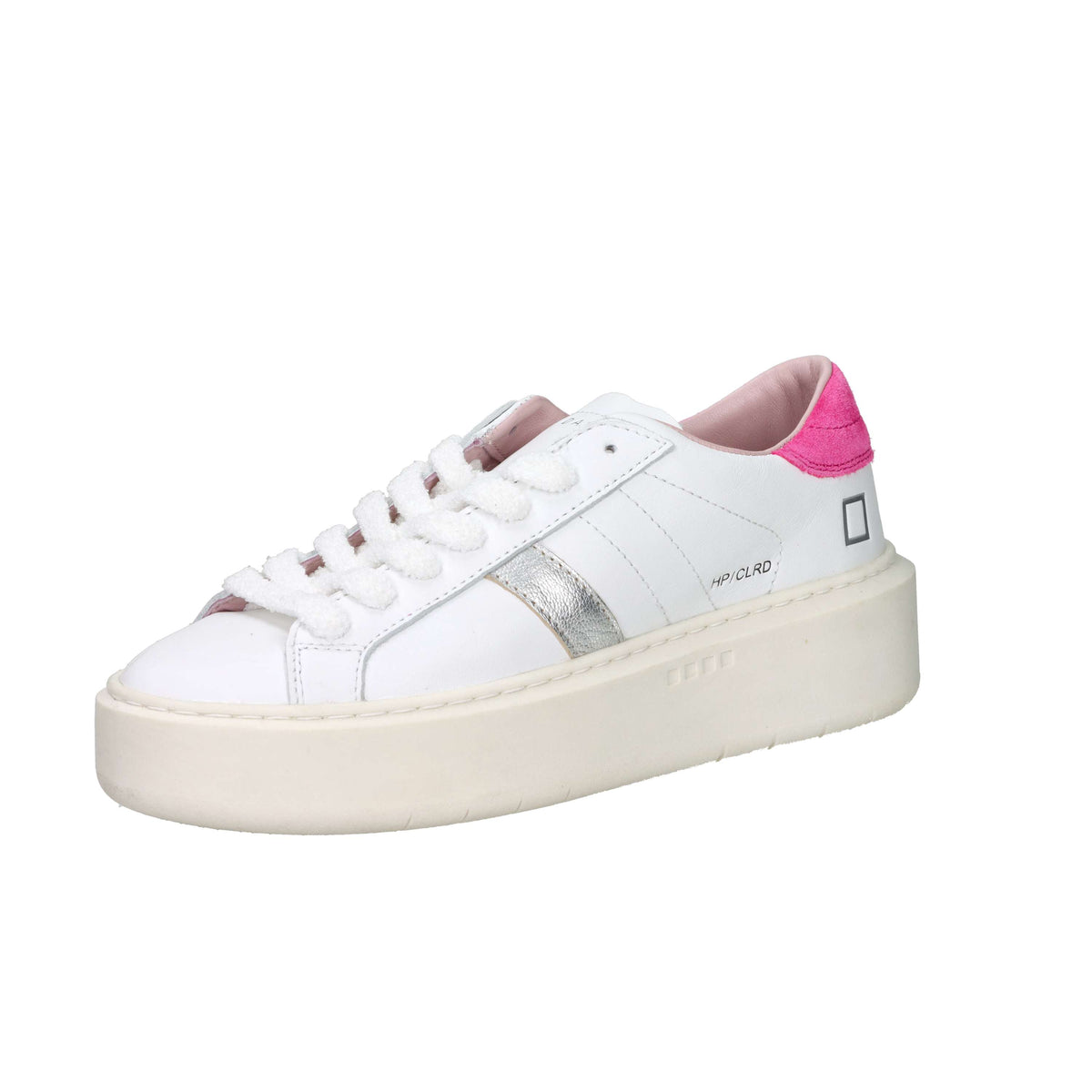 D.A.T.E. Donna Sneakers W441-HP-CO-WF Bianco/Fucsia