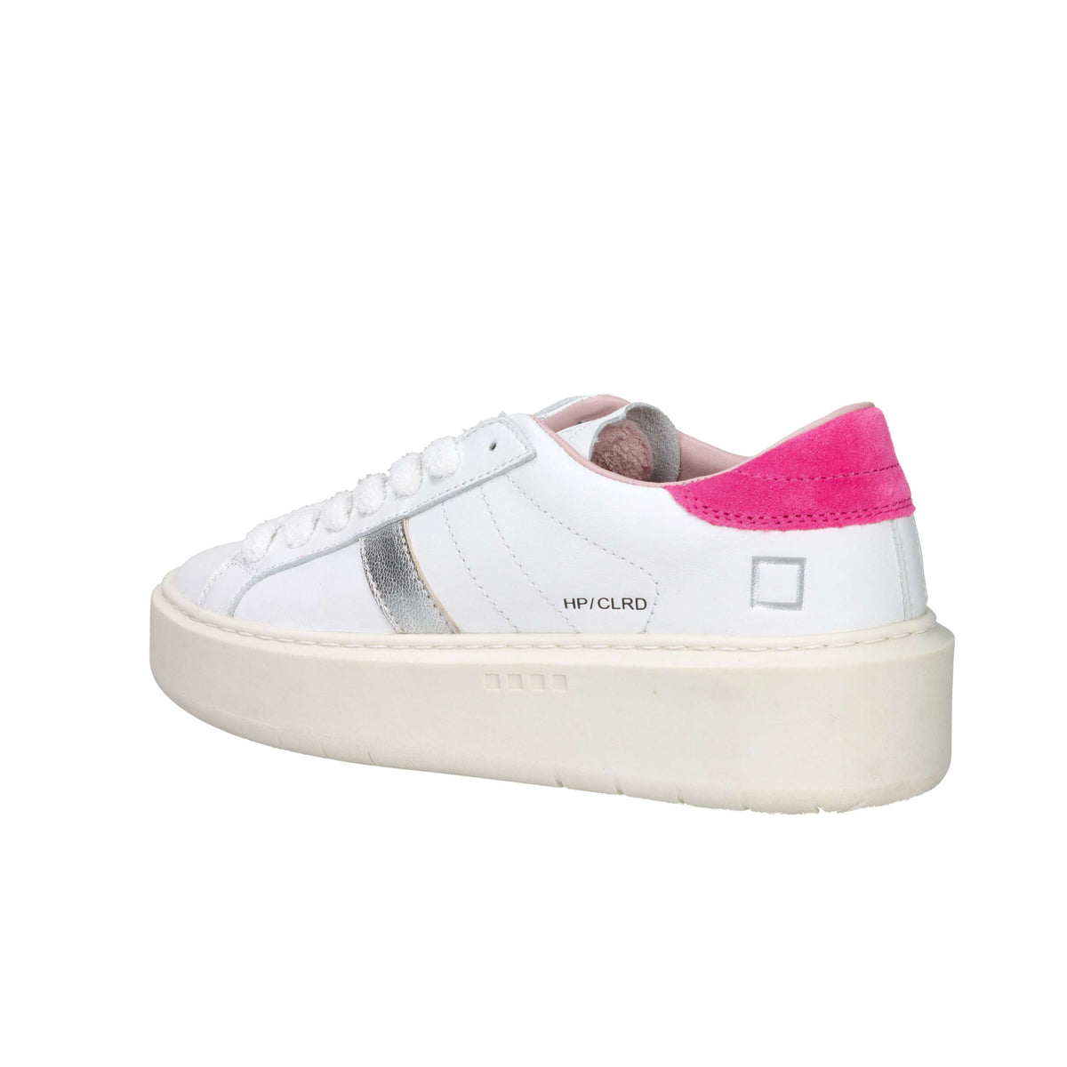 D.A.T.E. Donna Sneakers W441-HP-CO-WF Bianco/Fucsia