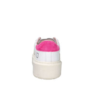 D.A.T.E. Donna Sneakers W441-HP-CO-WF Bianco/Fucsia