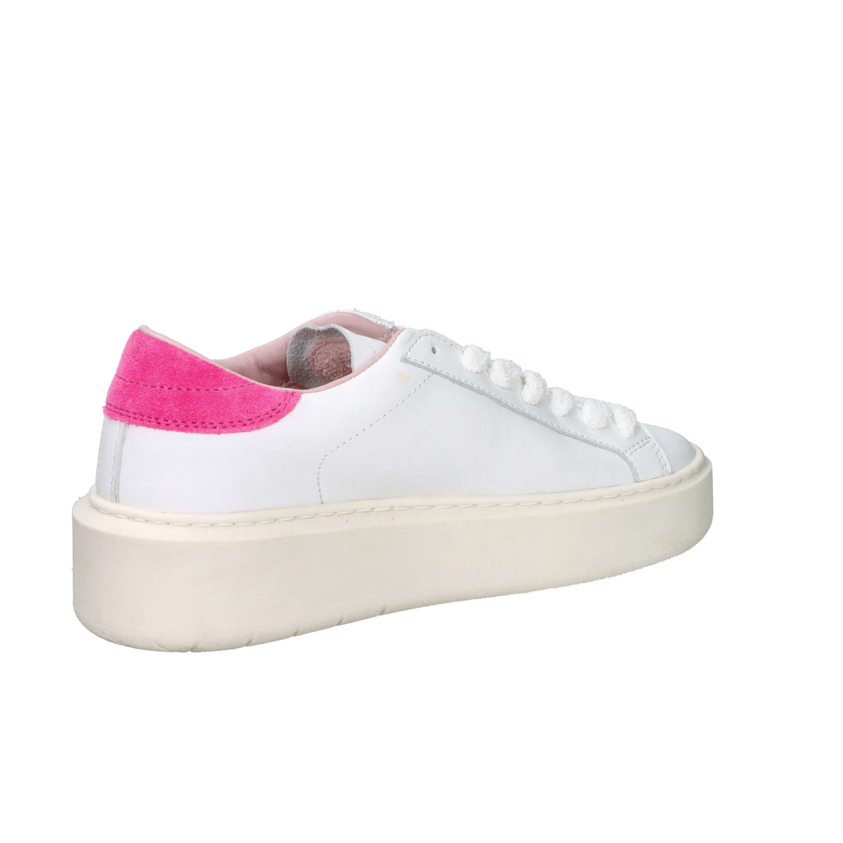 D.A.T.E. Donna Sneakers W441-HP-CO-WF Bianco/Fucsia