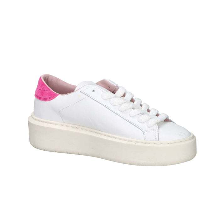 D.A.T.E. Donna Sneakers W441-HP-CO-WF Bianco/Fucsia