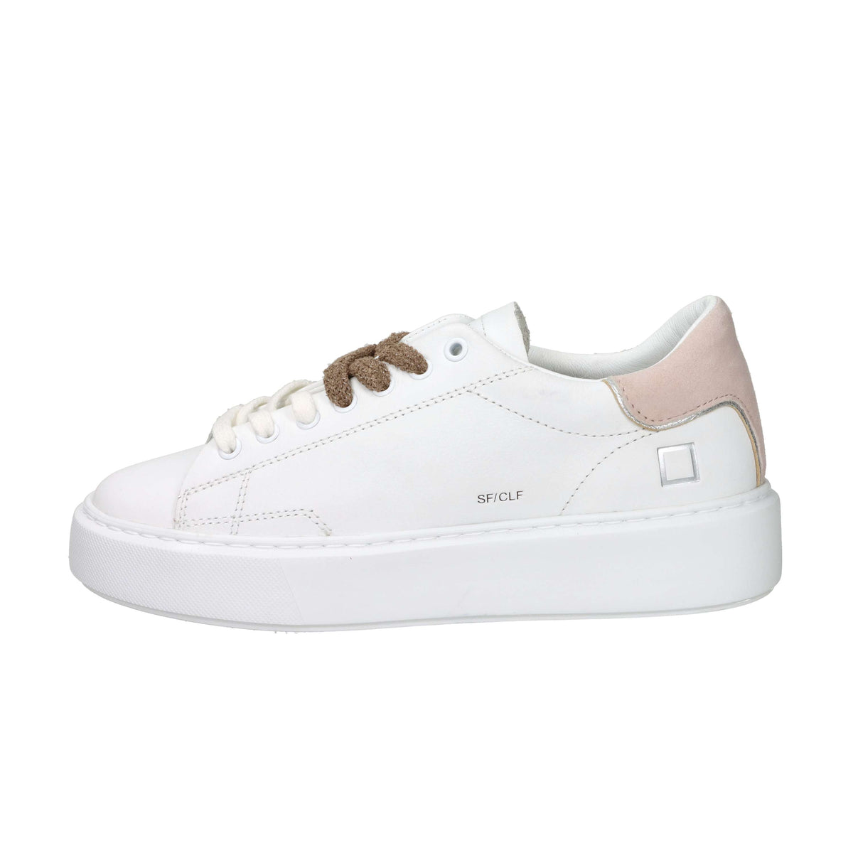 D.A.T.E. Donna Sneakers W441-SF-CA-WP Bianco/Rosa