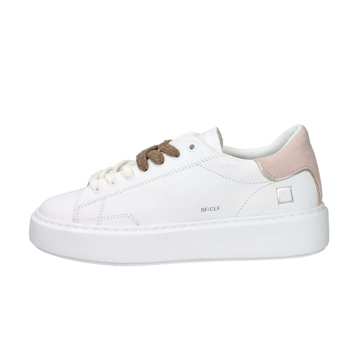 D.A.T.E. Donna Sneakers W441-SF-CA-WP Bianco/Rosa