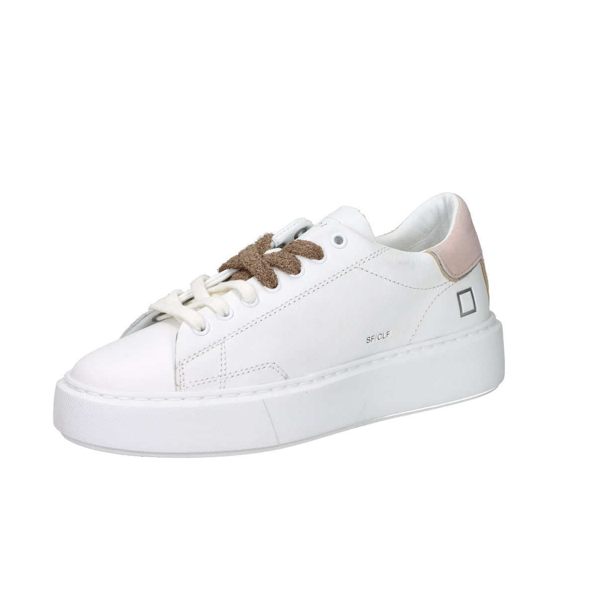 D.A.T.E. Donna Sneakers W441-SF-CA-WP Bianco/Rosa
