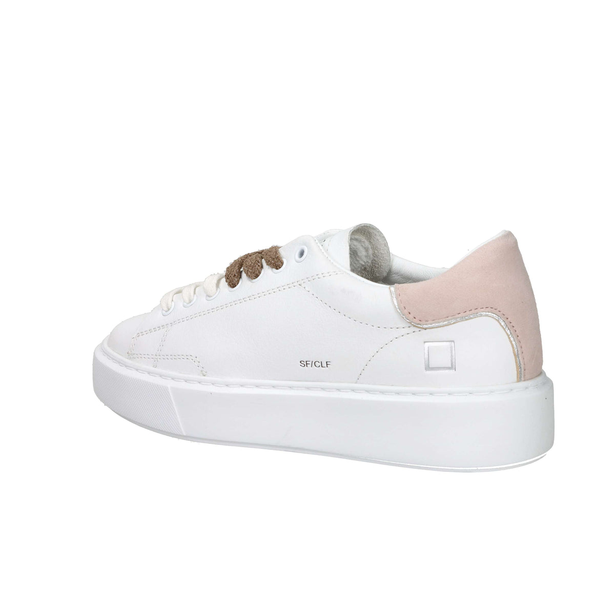 D.A.T.E. Donna Sneakers W441-SF-CA-WP Bianco/Rosa