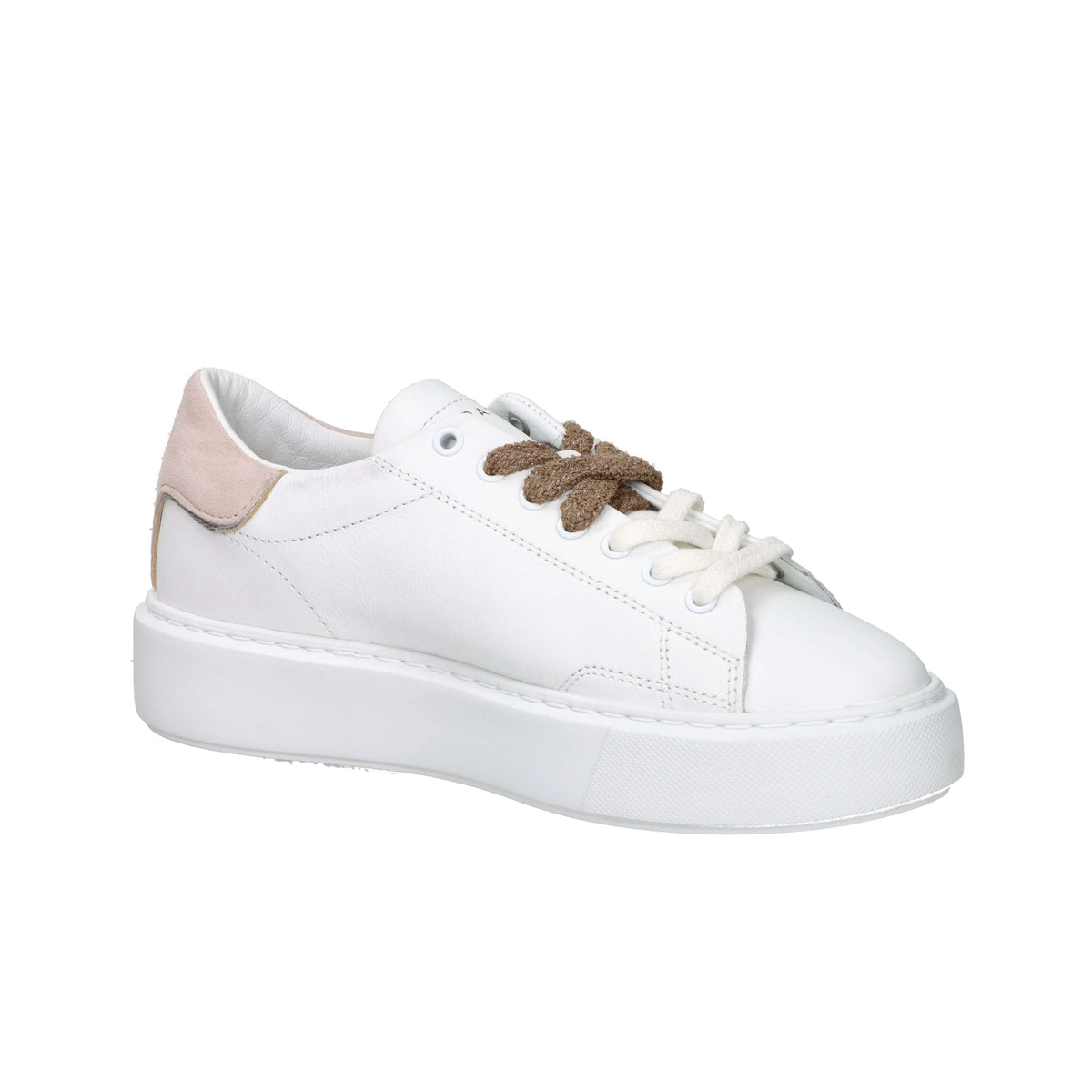 D.A.T.E. Donna Sneakers W441-SF-CA-WP Bianco/Rosa