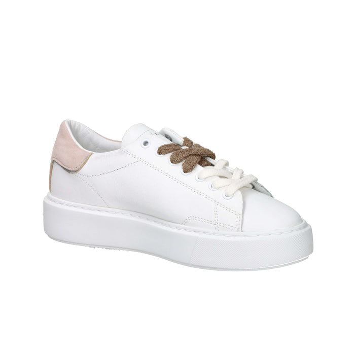 D.A.T.E. Donna Sneakers W441-SF-CA-WP Bianco/Rosa