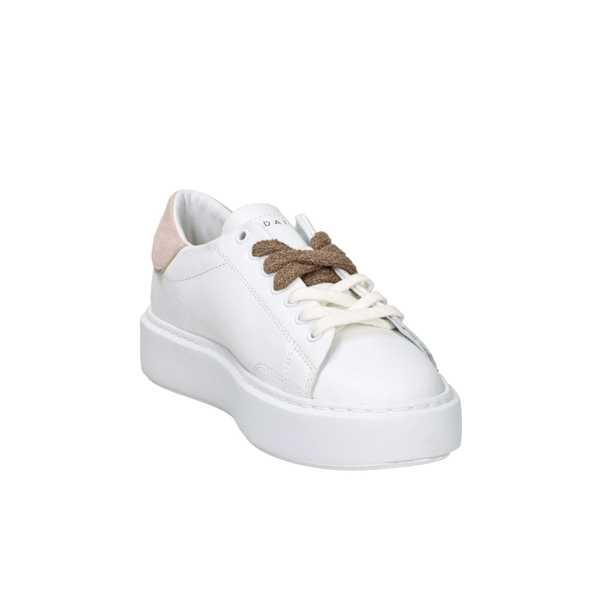 D.A.T.E. Donna Sneakers W441-SF-CA-WP Bianco/Rosa