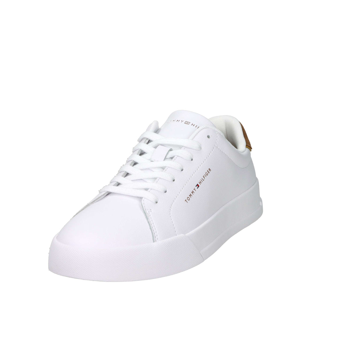 Tommy Hilfiger Homme Baskets FM0FM05367 Blanc/Cuir