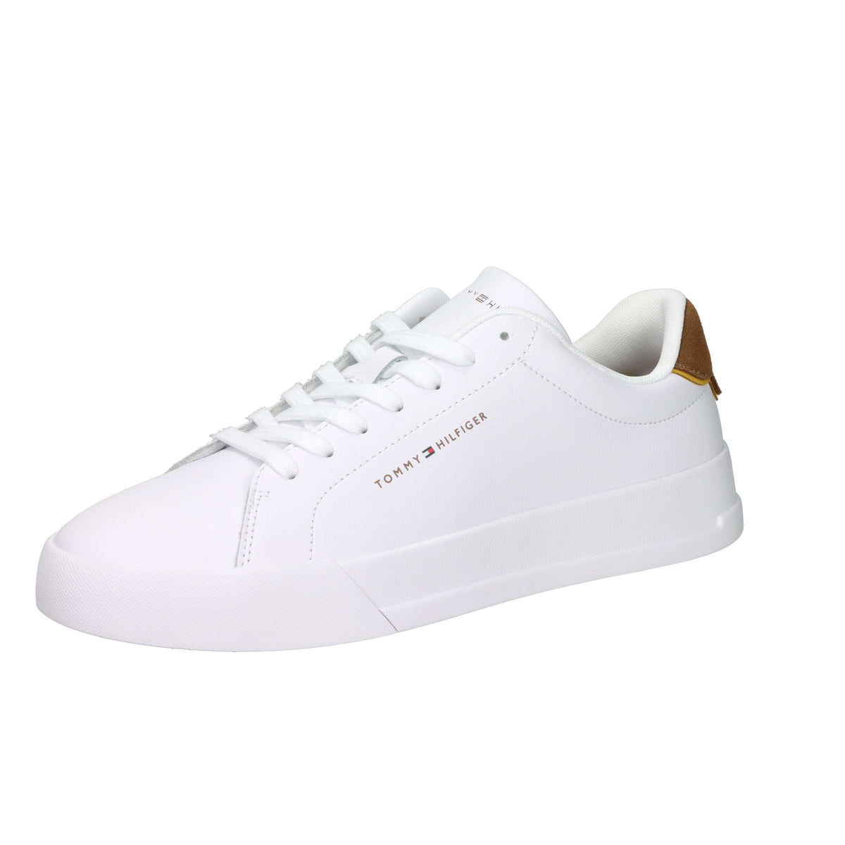 Tommy Hilfiger Homme Baskets FM0FM05367 Blanc/Cuir