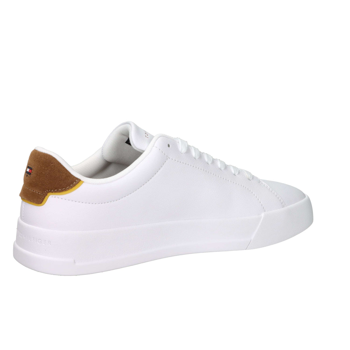 Tommy Hilfiger Homme Baskets FM0FM05367 Blanc/Cuir