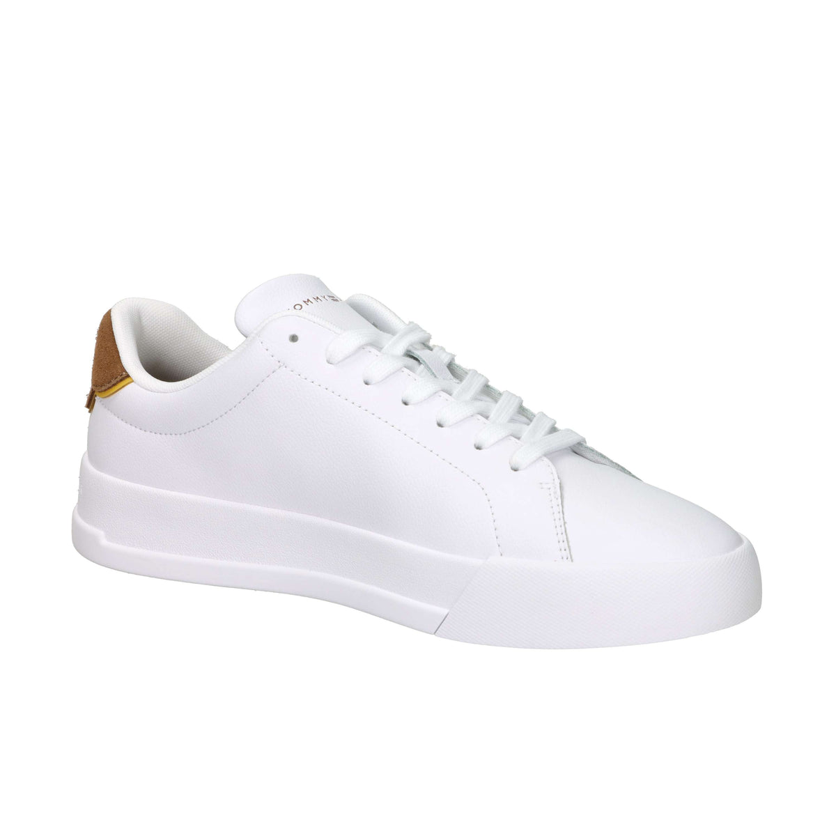 Tommy Hilfiger Homme Baskets FM0FM05367 Blanc/Cuir