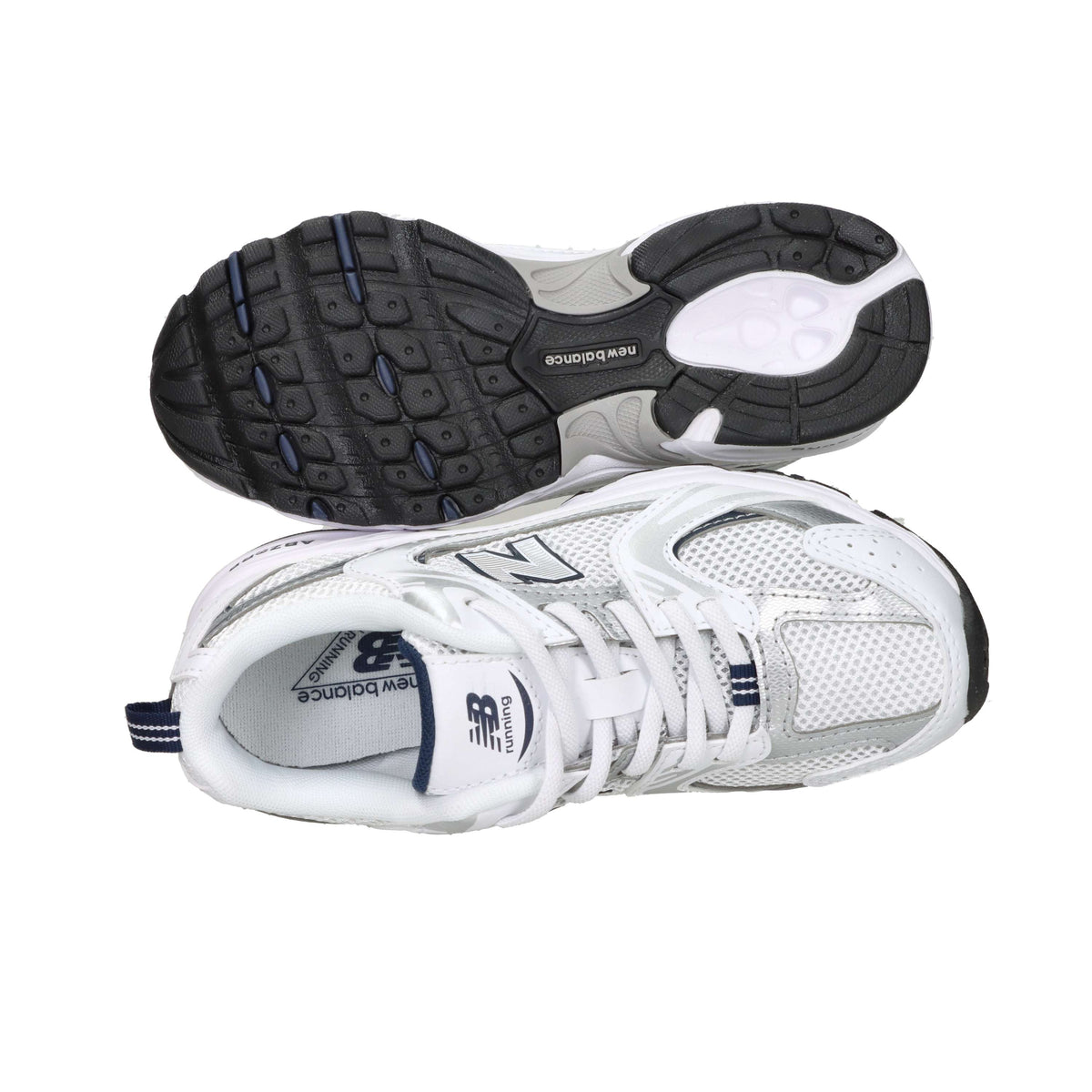 New Balance Unisex bambino Sneakers PZ530SB1 Bianco/Argento