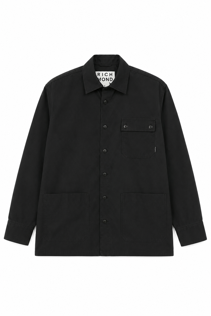 Richmond X Uomo Camicia UMP26047CA Nero