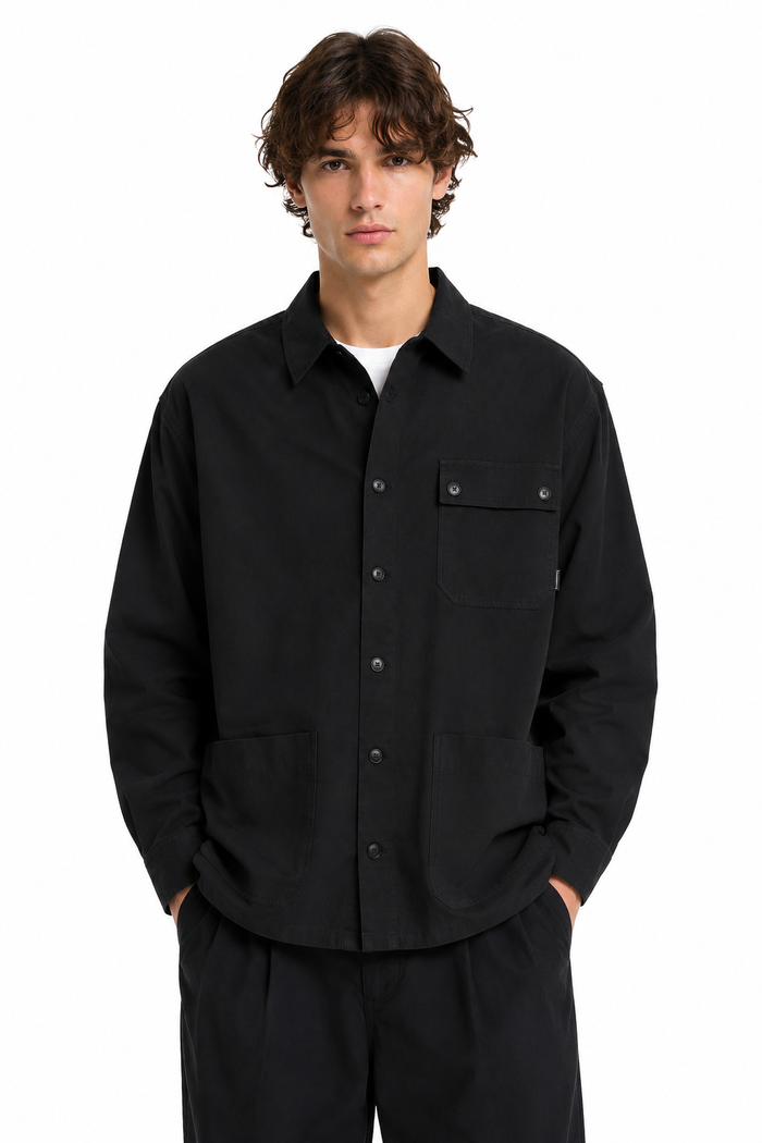 Richmond X Uomo Camicia UMP26047CA Nero