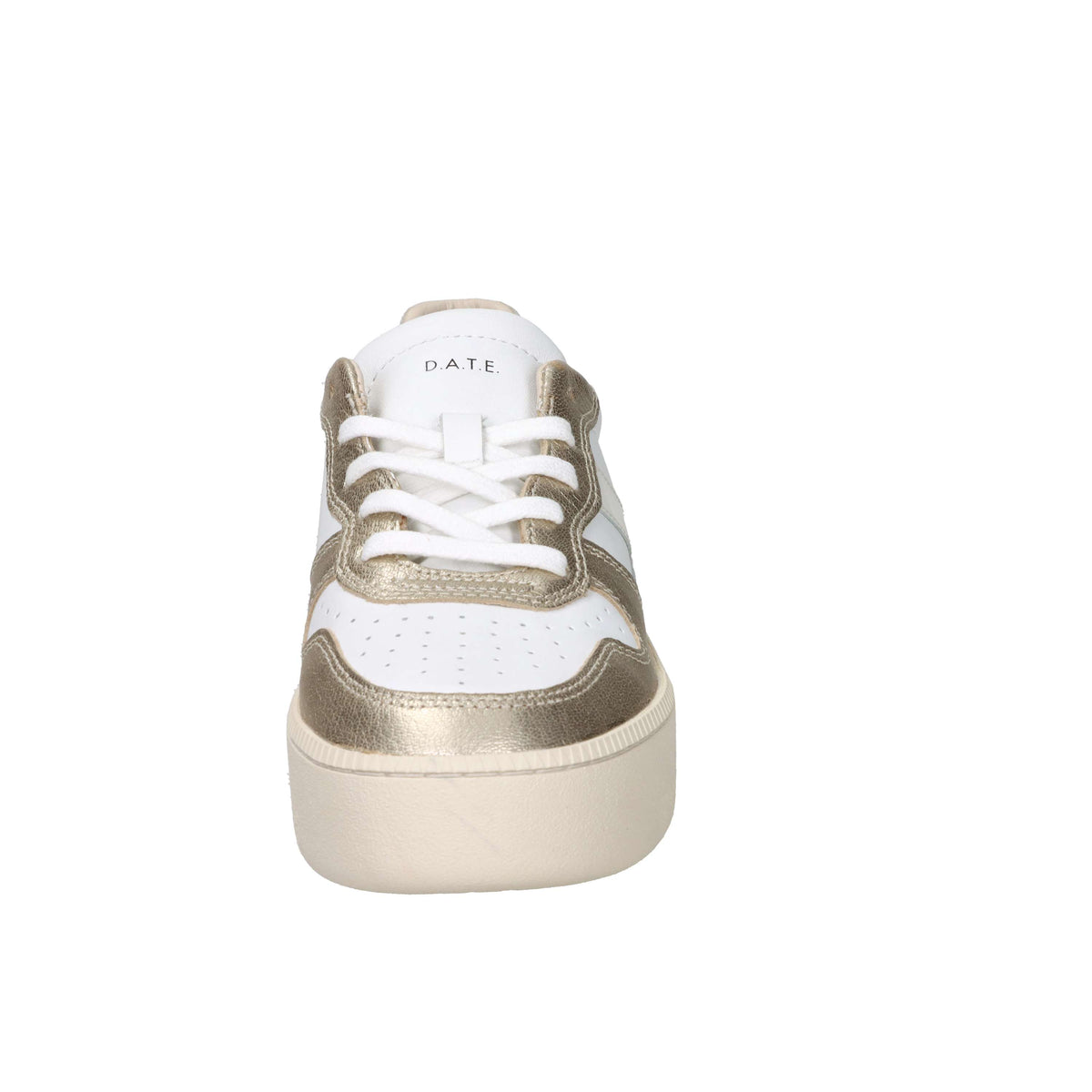 D.A.T.E. Women's Sneakers W431-CP-LM-PL White/Gold