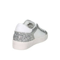 D.A.T.E. Femme Baskets W431-HF-PO-WS Blanc/Argent
