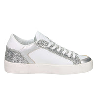 D.A.T.E. Femme Baskets W431-HF-PO-WS Blanc/Argent