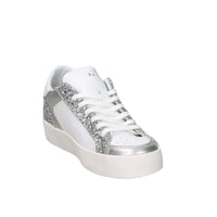 D.A.T.E. Donna Sneakers W431-HF-PO-WS Bianco/Argento