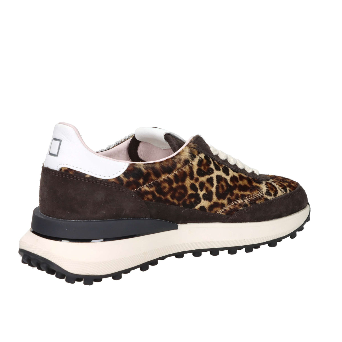 D.A.T.E. Donna Sneakers W431-AT-AN-LE Leopardato