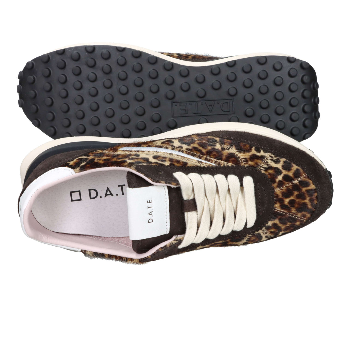 D.A.T.E. Donna Sneakers W431-AT-AN-LE Leopardato
