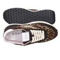 D.A.T.E. Donna Sneakers W431-AT-AN-LE Leopardato