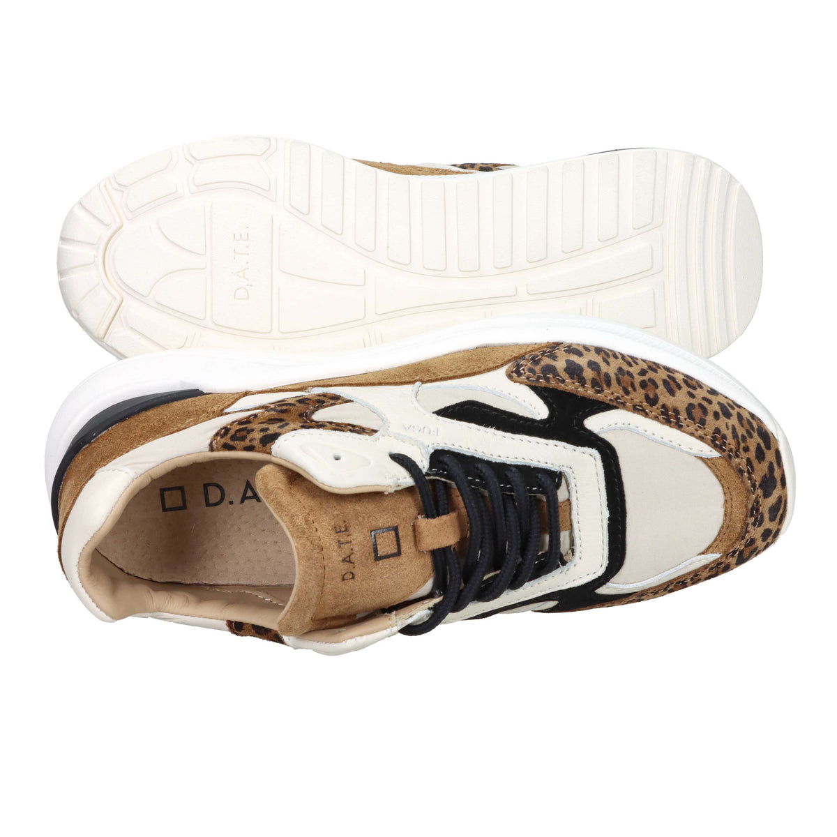 Zapatillas de mujer D.A.T.E. W431-FG-AN-TA Cuero  