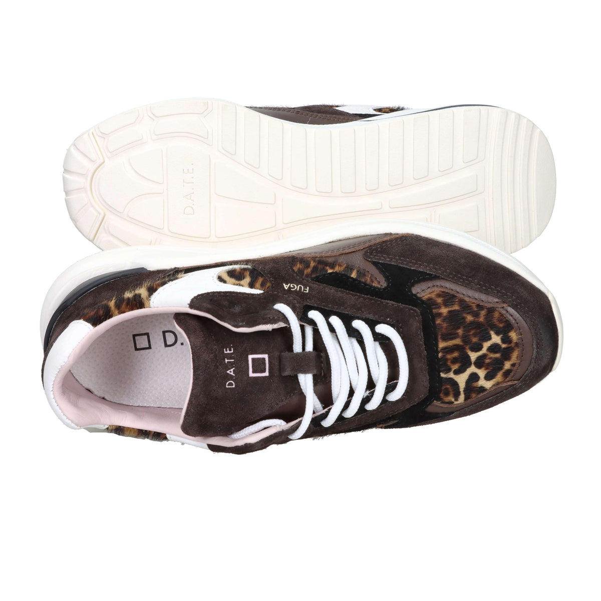 Zapatillas de mujer D.A.T.E. W431-FG-PN-LE Cuero  