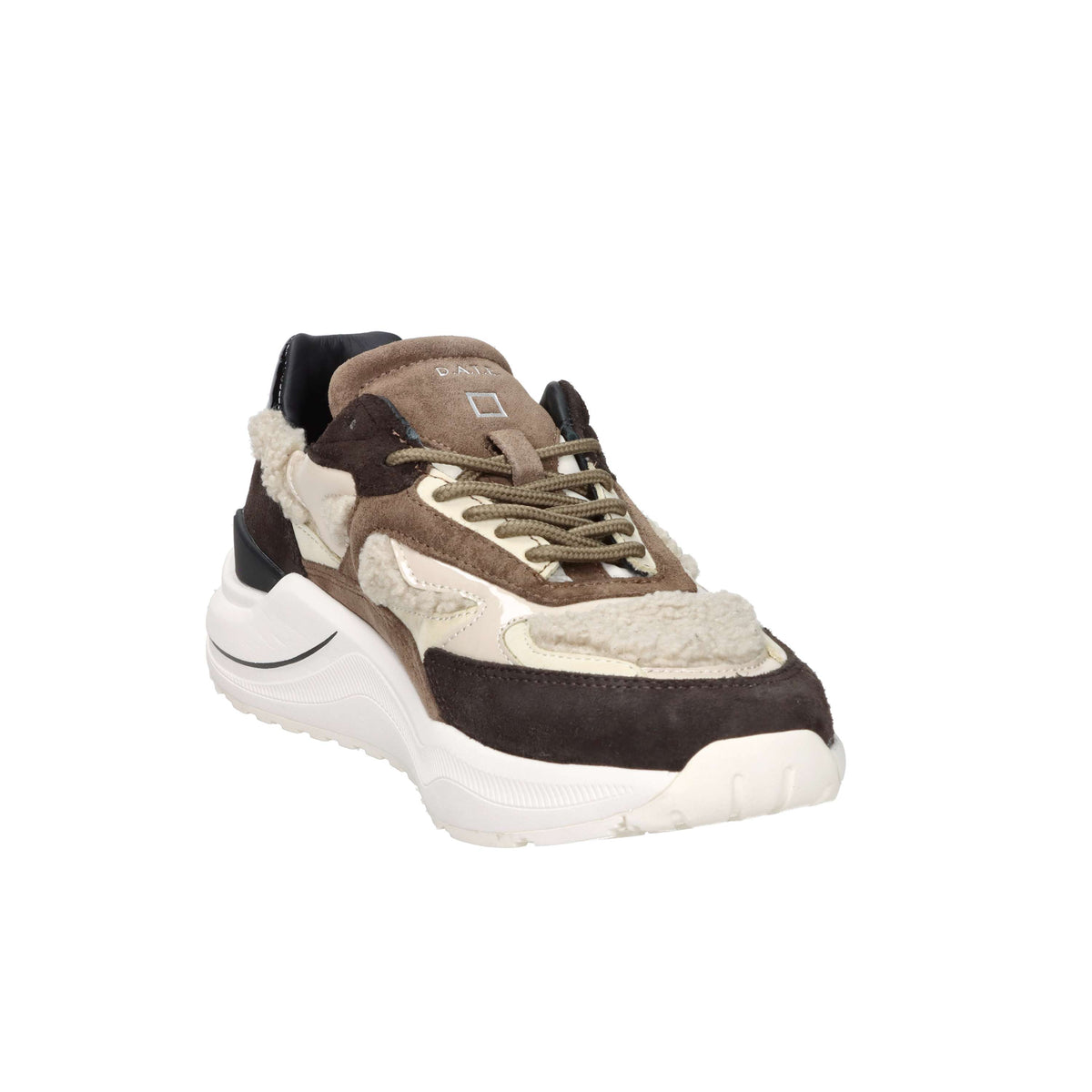 D.A.T.E. Donna Sneakers W431-FG-NT-CH Marrone