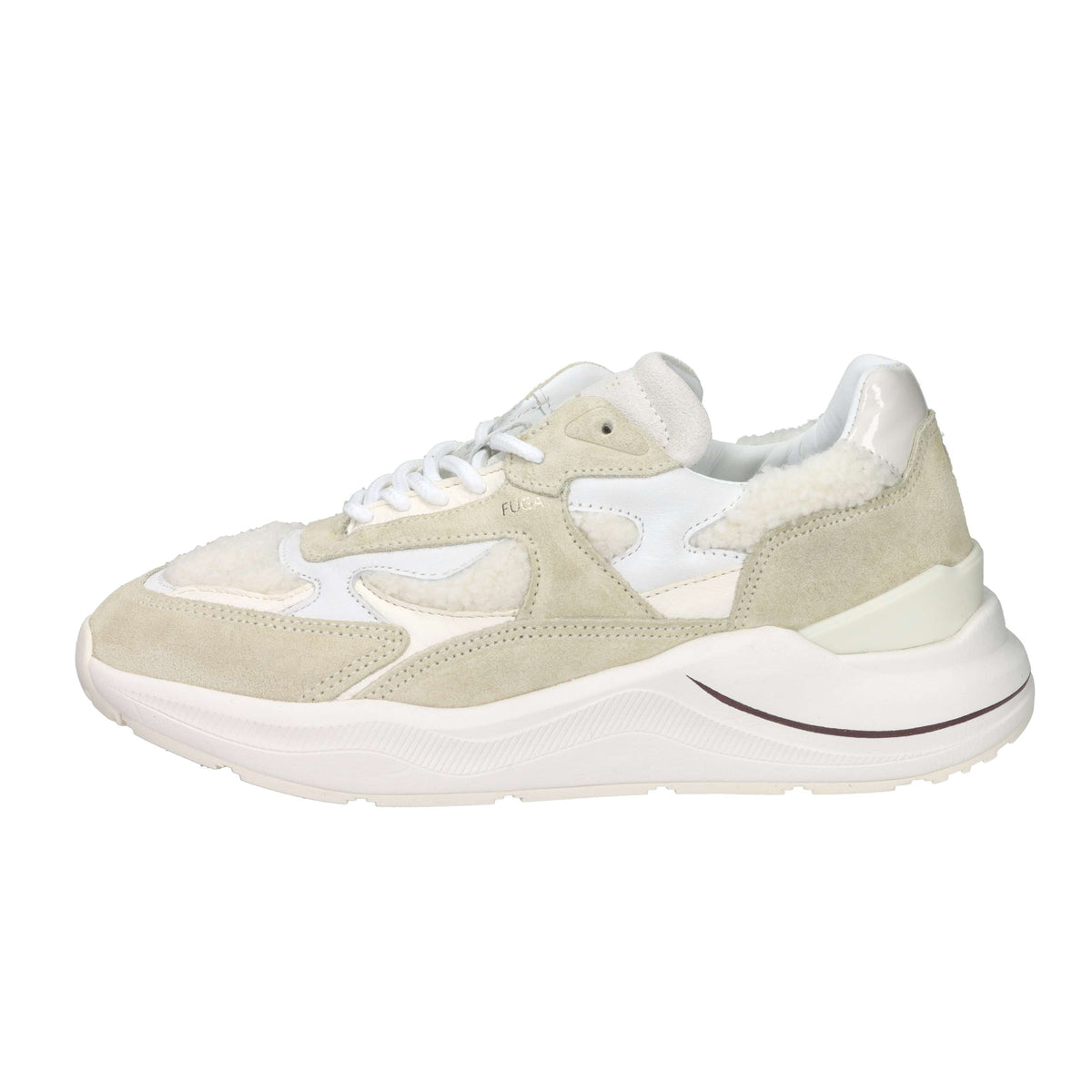 D.A.T.E. Donna Sneakers W431-FG-NT-HB Panna