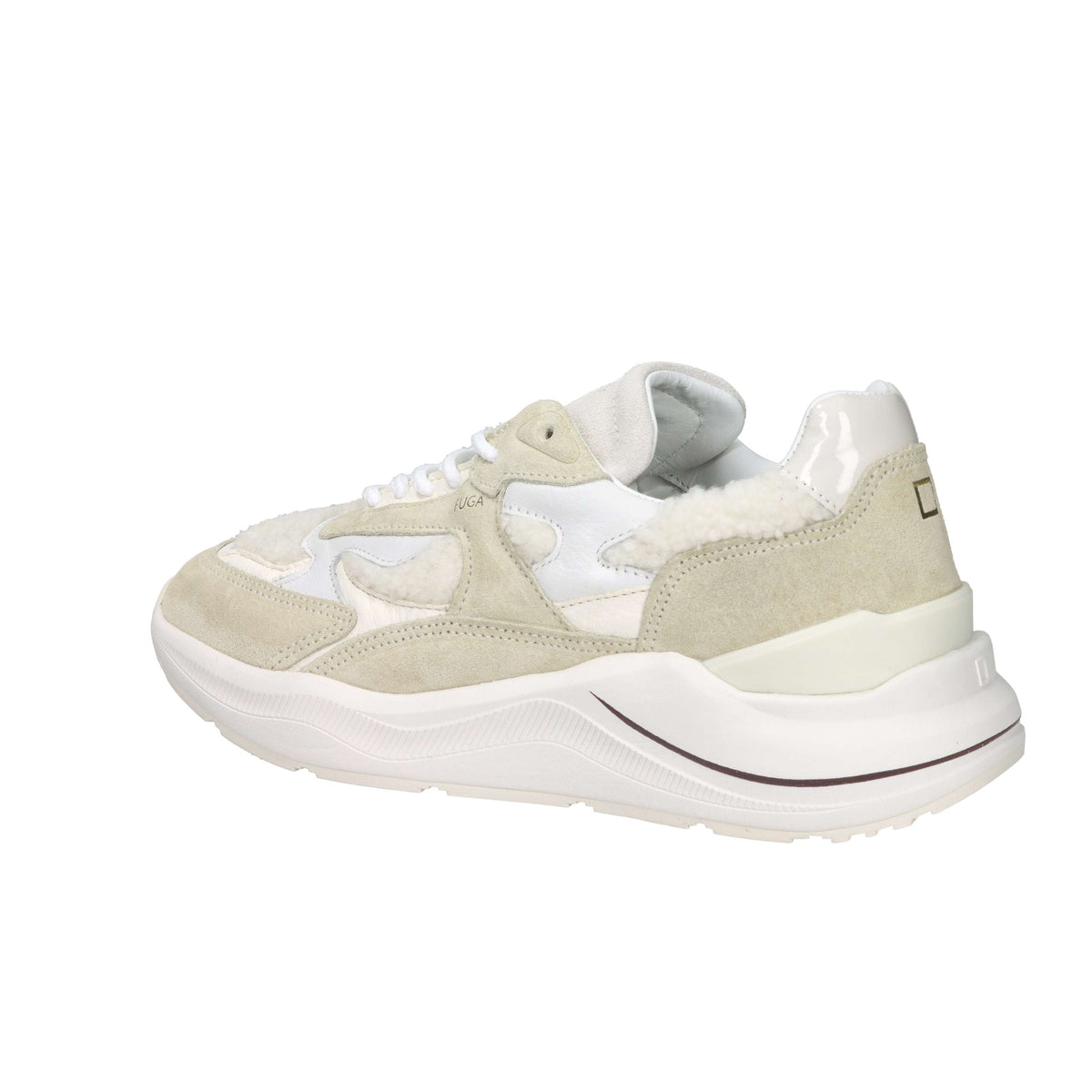 D.A.T.E. Donna Sneakers W431-FG-NT-HB Panna
