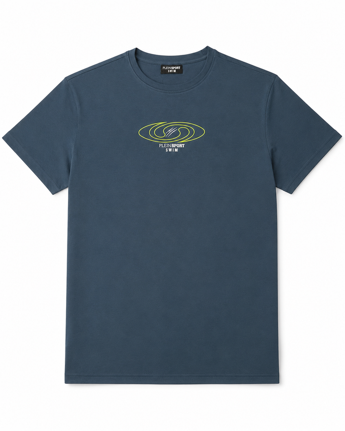 Philippe Plein Uomo T-shirt PS26MTS07 Blu