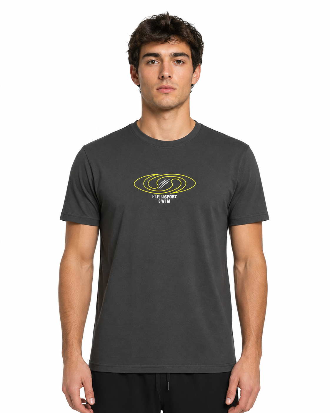 Philippe Plein Hombre Camiseta PS26MTS07 Antracita