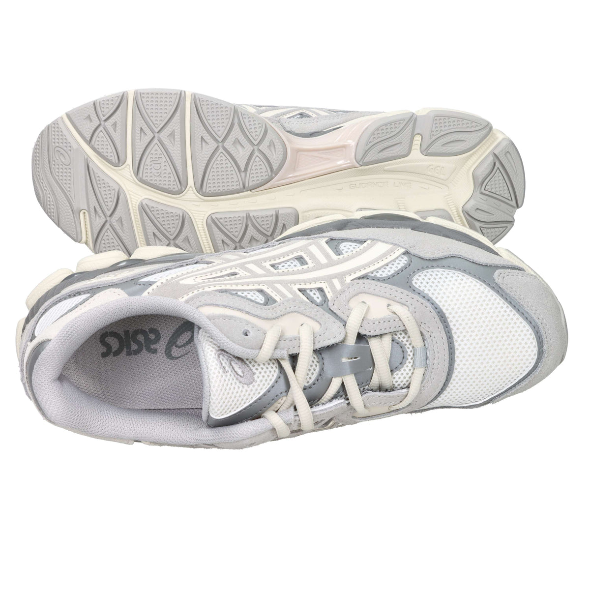 Asics Hombre Zapatillas 1201A789 Crema/Gris