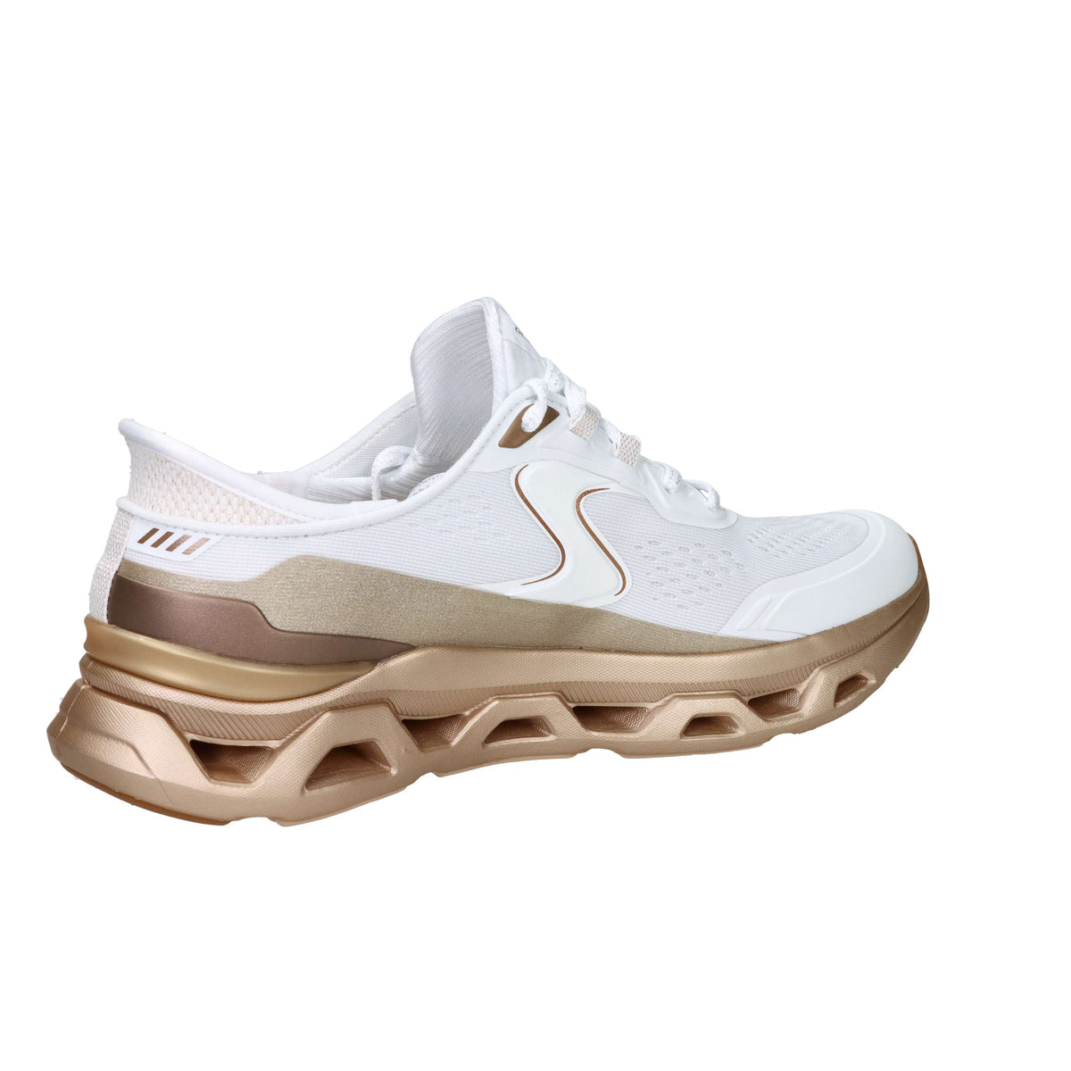 Skechers Women Slip on 150514 White/Gold