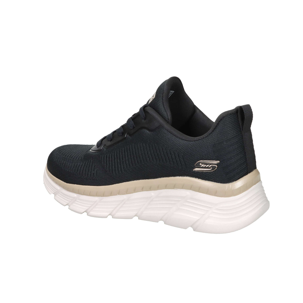 Skechers Mujer Zapatillas 117385 Negro/Oro