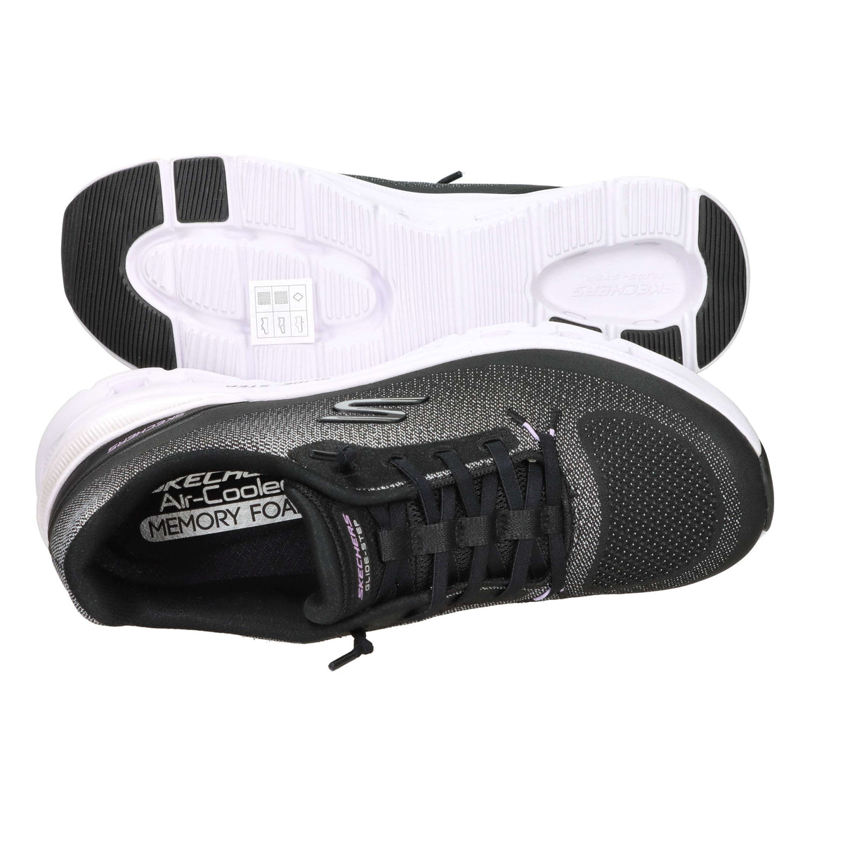 Skechers Donna Slip on 150437 Nero/Grigio