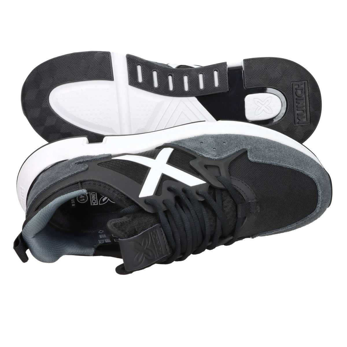 Munich Uomo Sneakers 4172110 Nero/Grigio