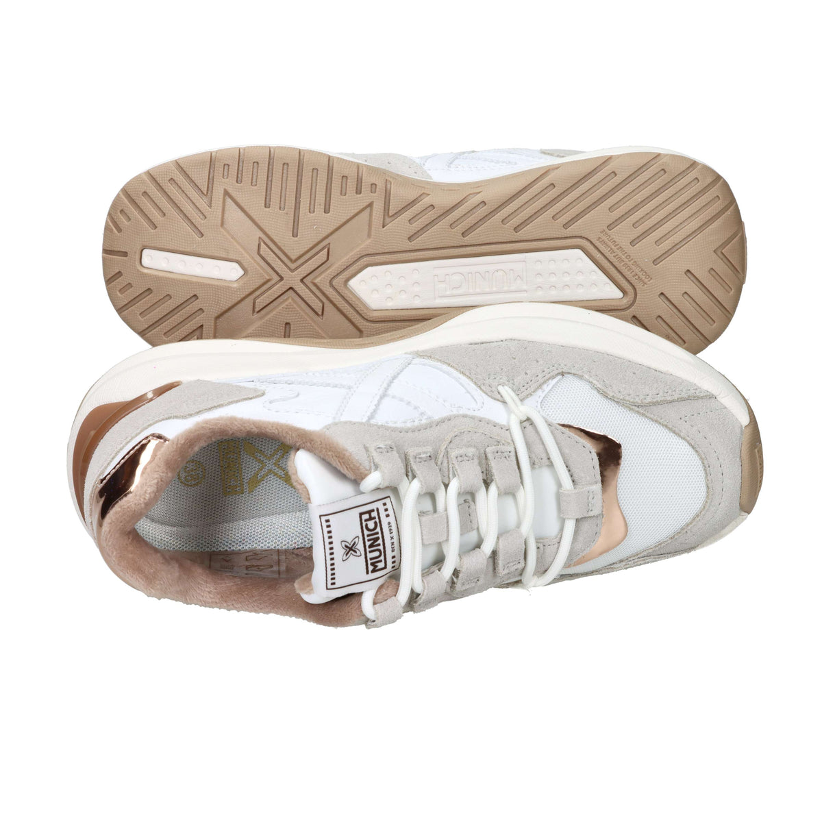 Munich Donna Sneakers 8097029 Bianco/Rame