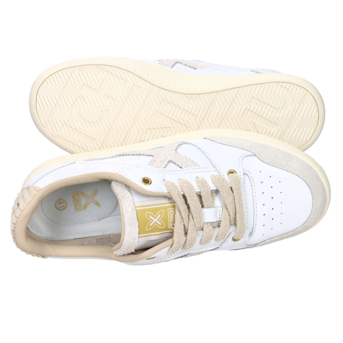 Munich Uomo Sneakers 8908119 Bianco/Beige