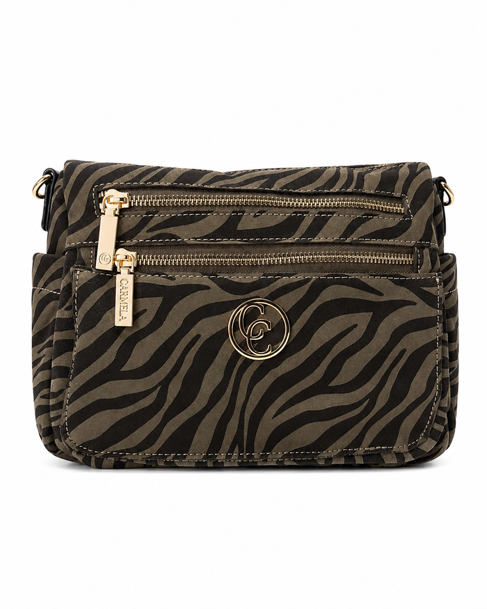 Carmela Donna Borsa a tracolla 186187 Verde militare