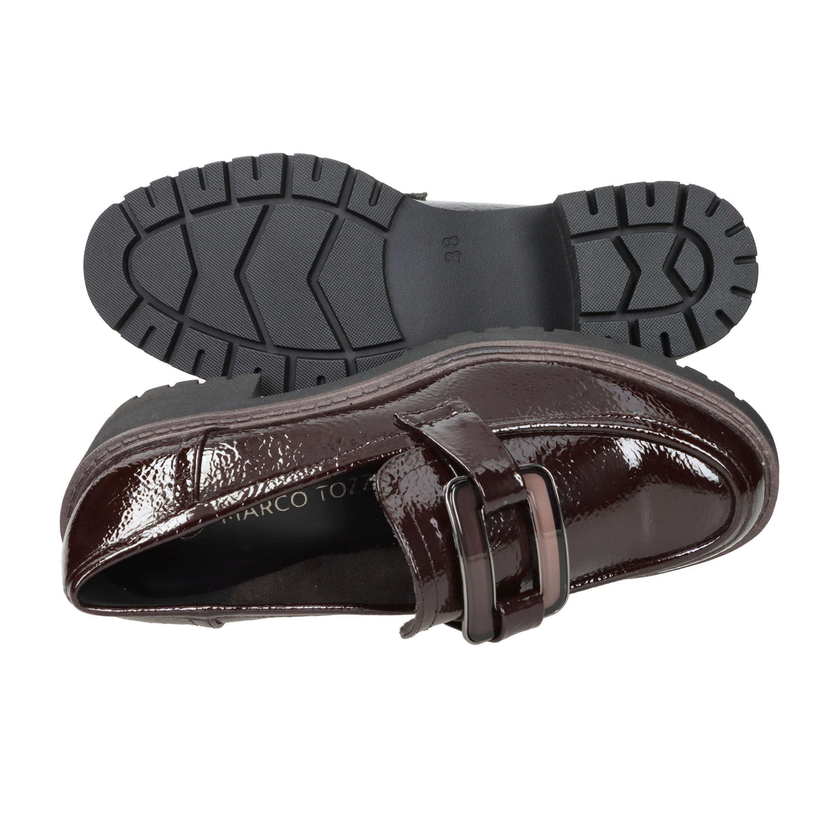 Marco Tozzi Donna Mocassino tacco 2-24703-47 Marrone