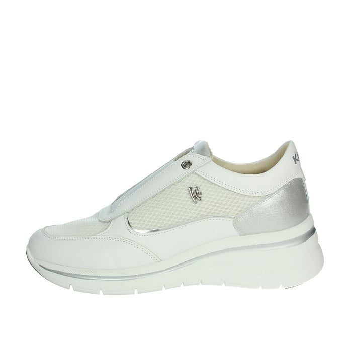 Keys Donna Slip on K-10601 Bianco/Argento