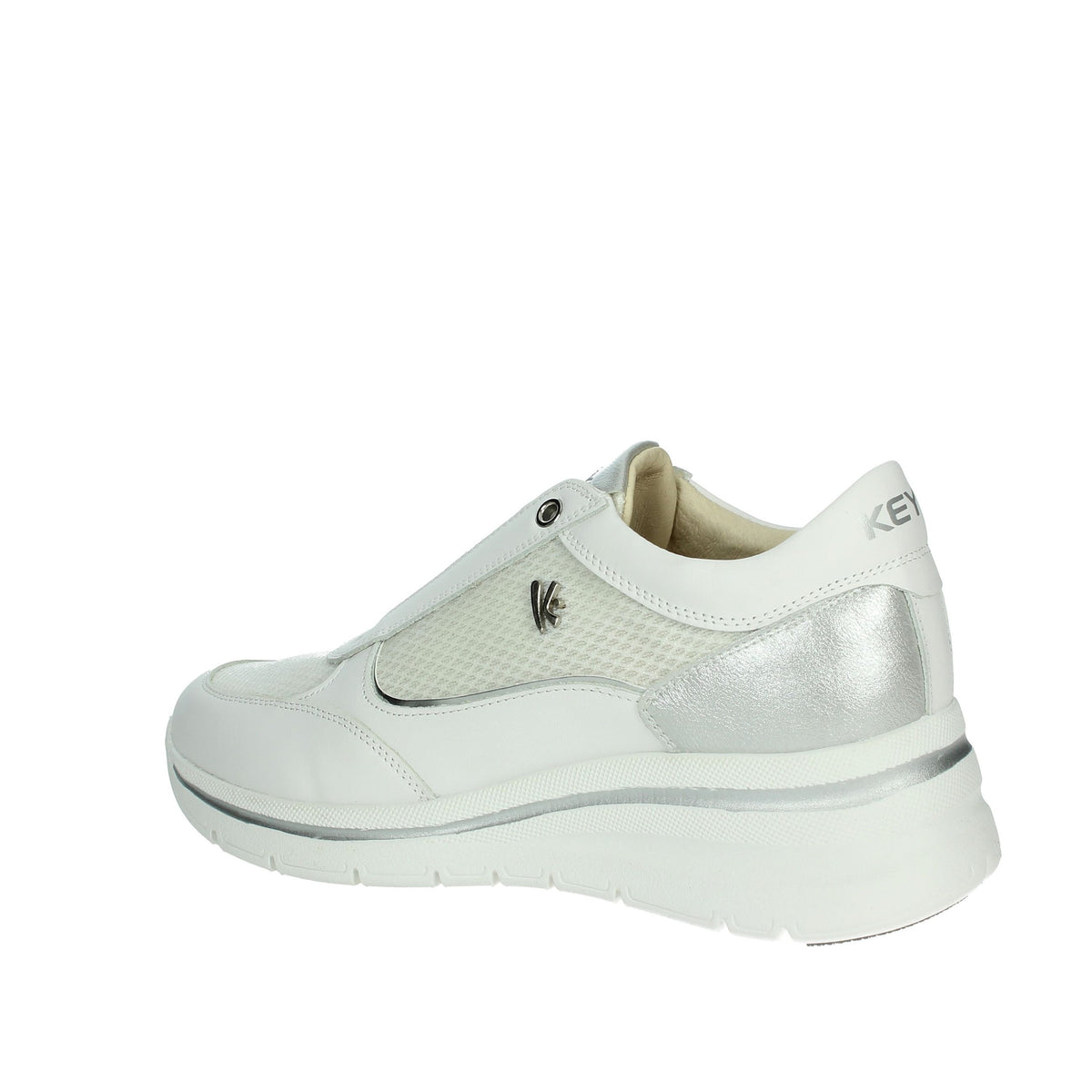 Keys Donna Slip on K-10601 Bianco/Argento
