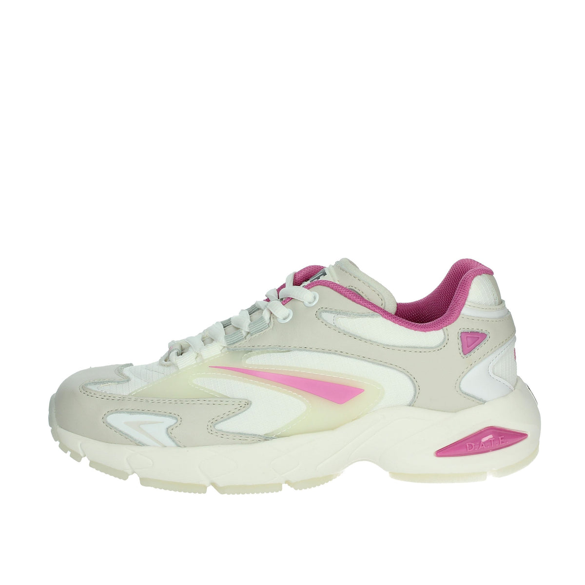 D.A.T.E. Donna Sneakers W401-SN-ET-WF Bianco/Fucsia